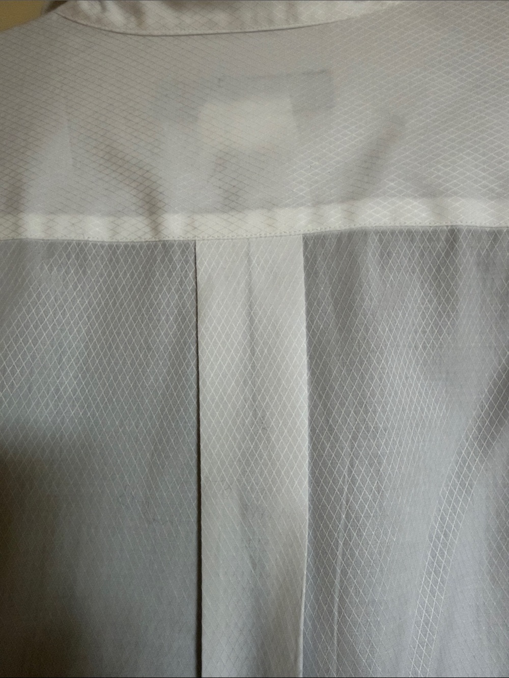 Comme des Garcons Navy and White Two-Tone Button-Down Shirt - Picture 7 of 7